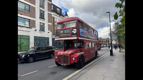 Original Video London Bus Route Chalk Farm Running Day Camden