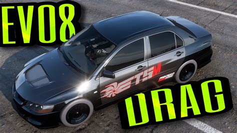 FORZA HORIZON 5 MITSUBISHI EVO 8 DRAG TUNE YouTube