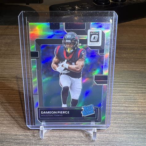 2022 Panini Donruss Dameon Pierce Rated Rookie Optic Holo Texans 240