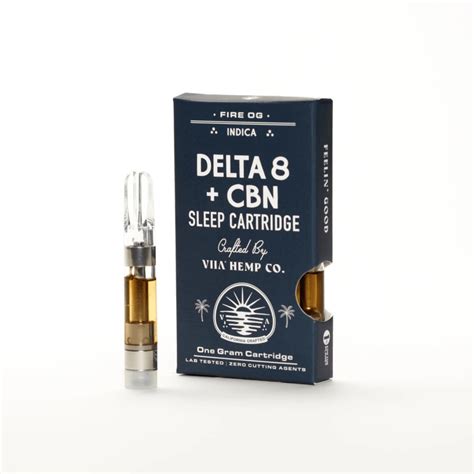 Viia Delta 8 Thc Cbn Sleep Vape Cartridge The Calm Leaf