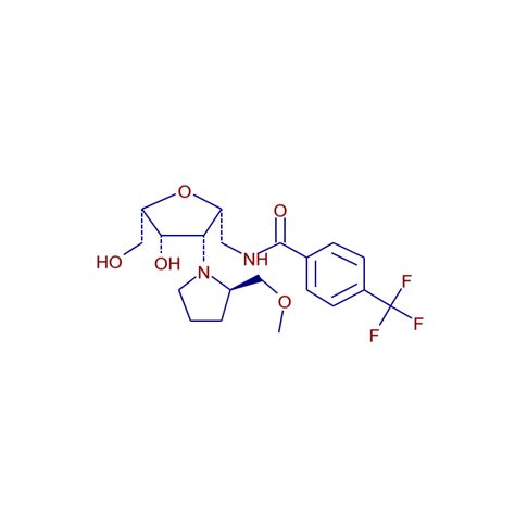 Mzcloud Anhydro Dideoxy R Methoxymethyl Pyrrolidinyl