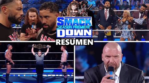 Wwe Smackdown Octubre Resumen Y Resultados Youtube