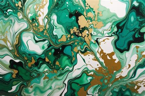 Premium AI Image | Turquoise marble pattern