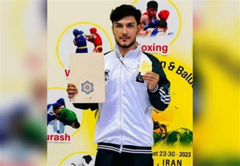 Pakistans Syed Muhammad Wins Gold Medal In Wushu Fight At Peace And