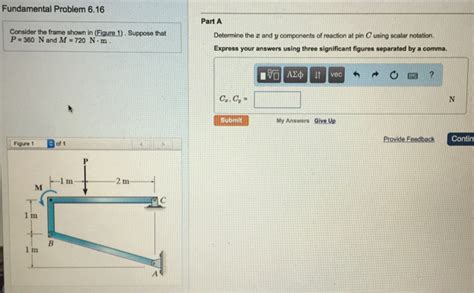 Solved Fundamental Problem 616 Part A Consider The Frame