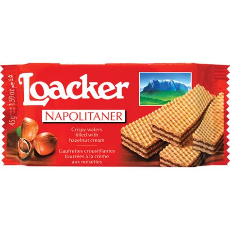 Loacker Napolitaner 45g Biscuits Walter Mart