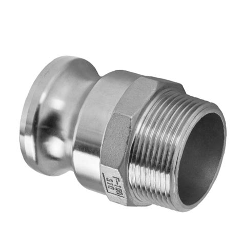 Stainless Steel 316 Camlock Coupling Type F BSPT Thread