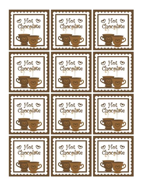 Dollhouse Bake Shoppe FREE Christmas Printables Gift Tags Homemade