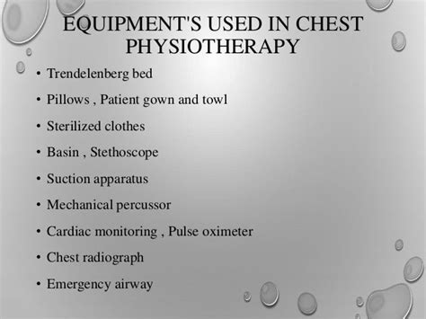 Chest Physiotherapy