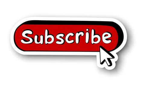 STICKER Subscribe. Vector illustration 16125697 Vector Art at Vecteezy