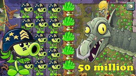 Plants Vs Zombies 2 Arena Week 227 50 Million Mega Gatling Pea