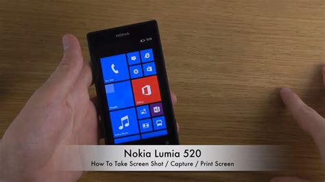 How To Take Nokia Lumia Screen Shot Capture Print Screen Youtube