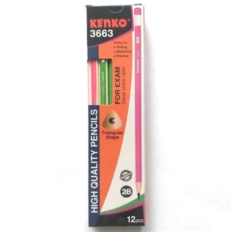 Jual PENSIL PENCIL 3663 2B KENKO Ecer Satuan Shopee Indonesia