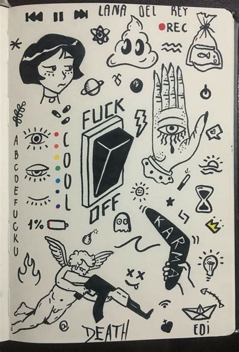 São desenhos aleatórios tumblr e fáceis de fazer Indie Drawings Easy