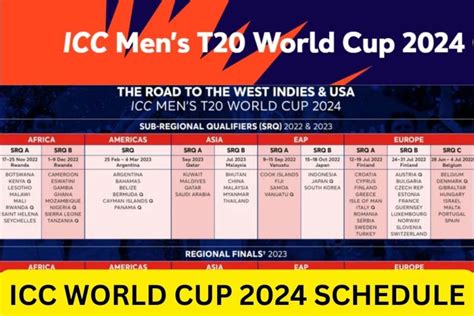 Icc T World Cup Schedule Wc T Time Table Team List