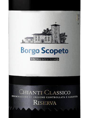 Borgo Scopeto Chianti Classico Riserva Misciano Vivino