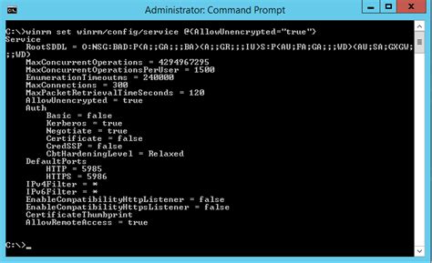 Configuring Windows Remote Management Winrm Using Winrm Quickconfig