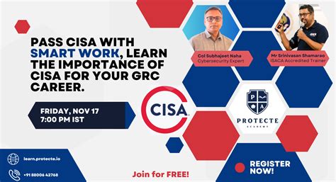 🥇 Pass CISA with Smart Work, Learn the Importance of CISA For Your GRC ...