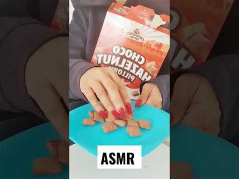 Asmr Choco Hazelnut Pillows Breakfast Cereal Eating Sounds Asmr