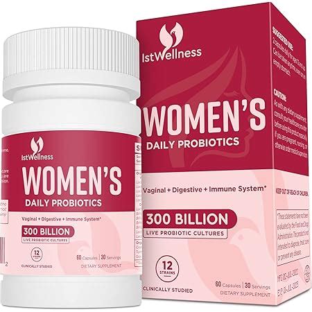 Amazon Probiotics For Women 300 Billion CFU 24 Strains Probiotics