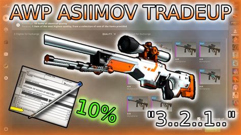 I Got Told To Do This Awp Asiimov Trade Up Youtube