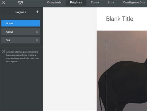 Como Adicionar P Ginas No Criador De Sites Weebly Suporte Hostgator