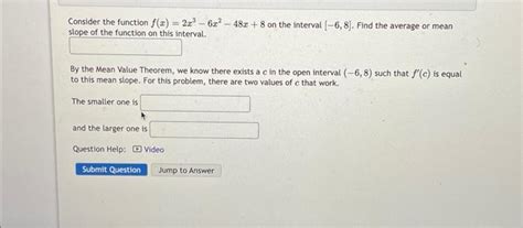 Solved Consider The Function F X 2x3−6x2−48x 8 On The