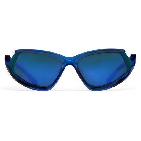 Balenciaga Side Xpander Cat Sunglasses Blue Sunglasses