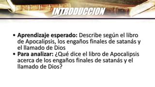 Los engaños finales de satanás PPT Descarga Gratuita