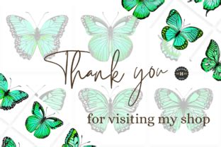 Beautiful Butterfly Collection Graphic By Hassas Arts Creative Fabrica