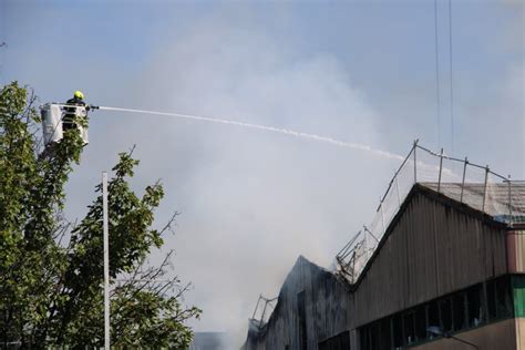 Haute Loire Usine en feu à Sainte Sigolène une bonbonne de gaz a explosé