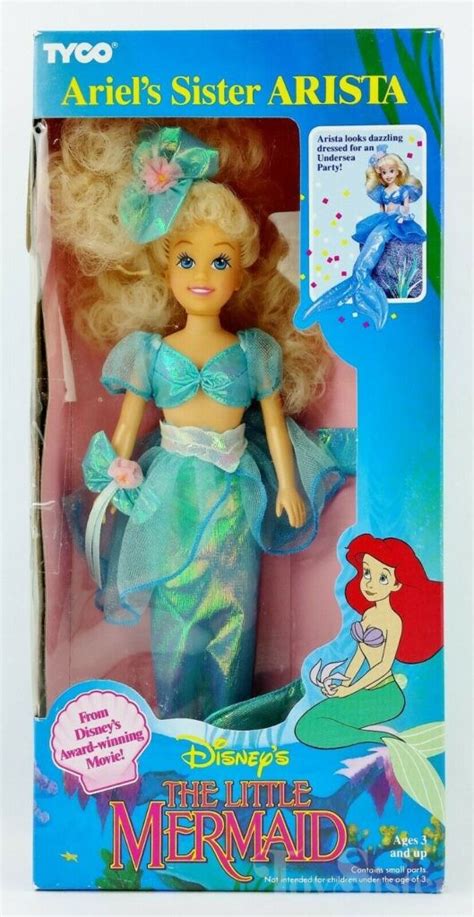 Disney Tyco Little Mermaid Ariels Sister Arista Doll Toy Sisters