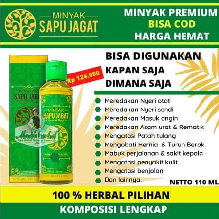 Jual Minyak Urut Sapu Jagat Asli Meredakan Nyeri Otot Pegal Linu