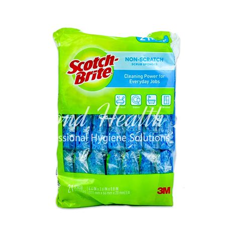 Scotch Brite Non Scratch Scrub Sponges 21pcspack