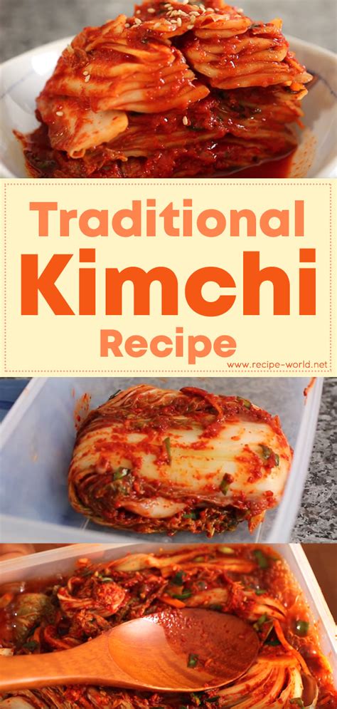 Traditional Kimchi Recipe Traditional Kimchi Recipe Kimchi Recipe Easy Kimchi Recipe