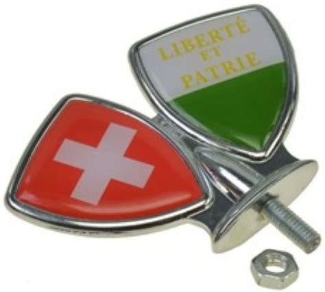 Velos Motos Keller CH 8580 Amriswil Schutzblech Emblem Zierwappen Waadt