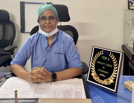 Dr Padmaja MD Of A 2021 ThreeBestRated Award Winning Fertility Clinic