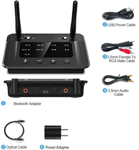 Sound Professionals Bluetooth 5.3 Transmitter/Receiver - connect ...