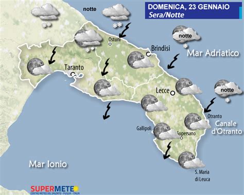 Il Tempo Oggi 23 Gennaio Mesagnesera It