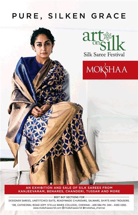 Art On Silk Silk Saree Festival Ad Times Of India Chennai Check Out