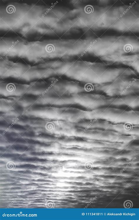 Textured Clouds in the Night Sky Stock Image - Image of dusk, fantasy ...