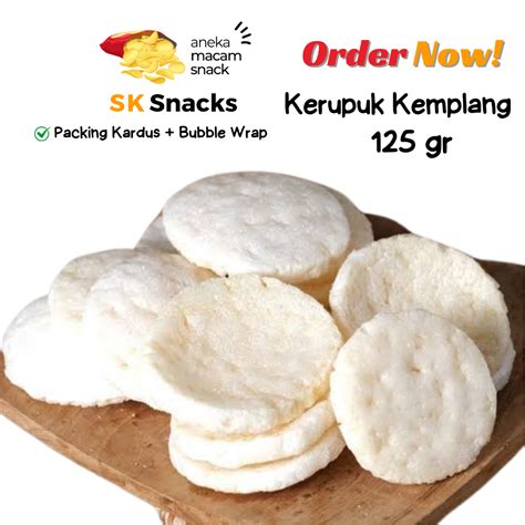 Jual KERUPUK KEMPLANG IKAN TENGGIRI PALEMBANG BERAT 125 GRAM