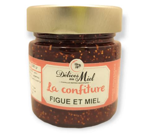 Confiture De Figue Et Miel Miellerie D Lices Au Miel Vente Miel