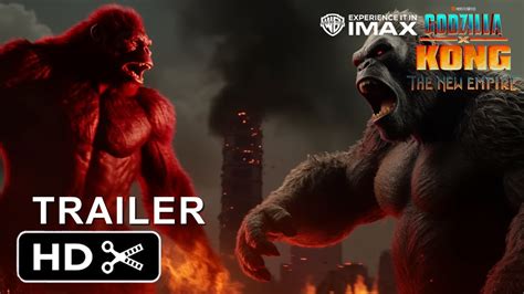 Godzilla X Kong The New Empire 2024 First Trailer Warner Bros Youtube