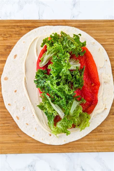 4 Ingredient Veggie Wrap - Go Cook Yummy