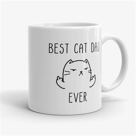 Best Cat Dad Funny T For Cat Lover Fathers Day T Mug