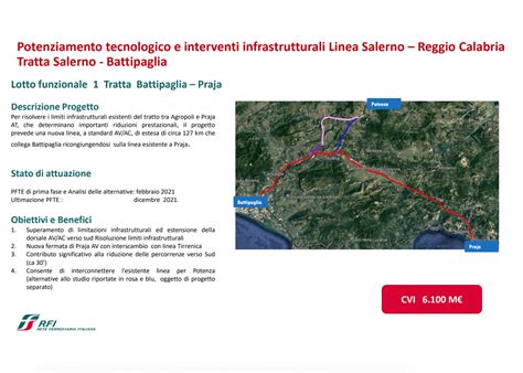 Ferrovie Alta Velocit Salerno Praia A Mare Opportunit Per Il Turismo