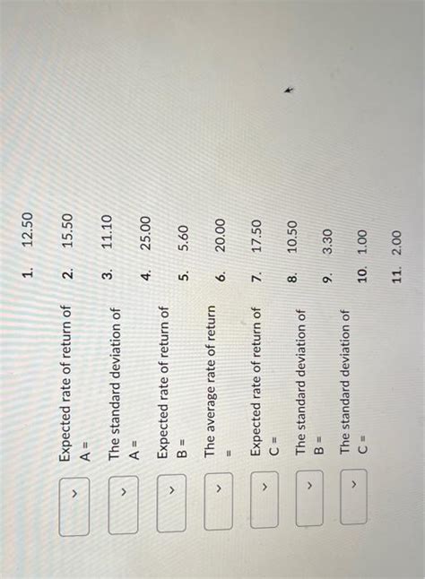 Solved Question 11 3 Points Complete The Following Table