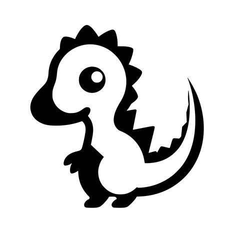 Baby Dinosaurier Silhouette