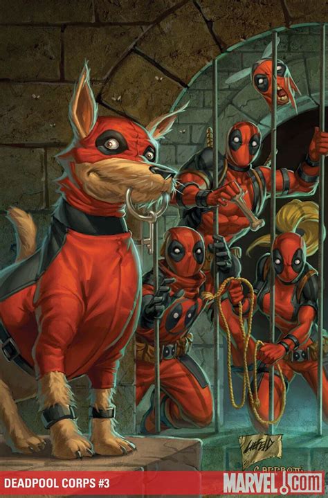 Deadpool Dog | Deadpool comic, Deadpool illustration, Marvel deadpool